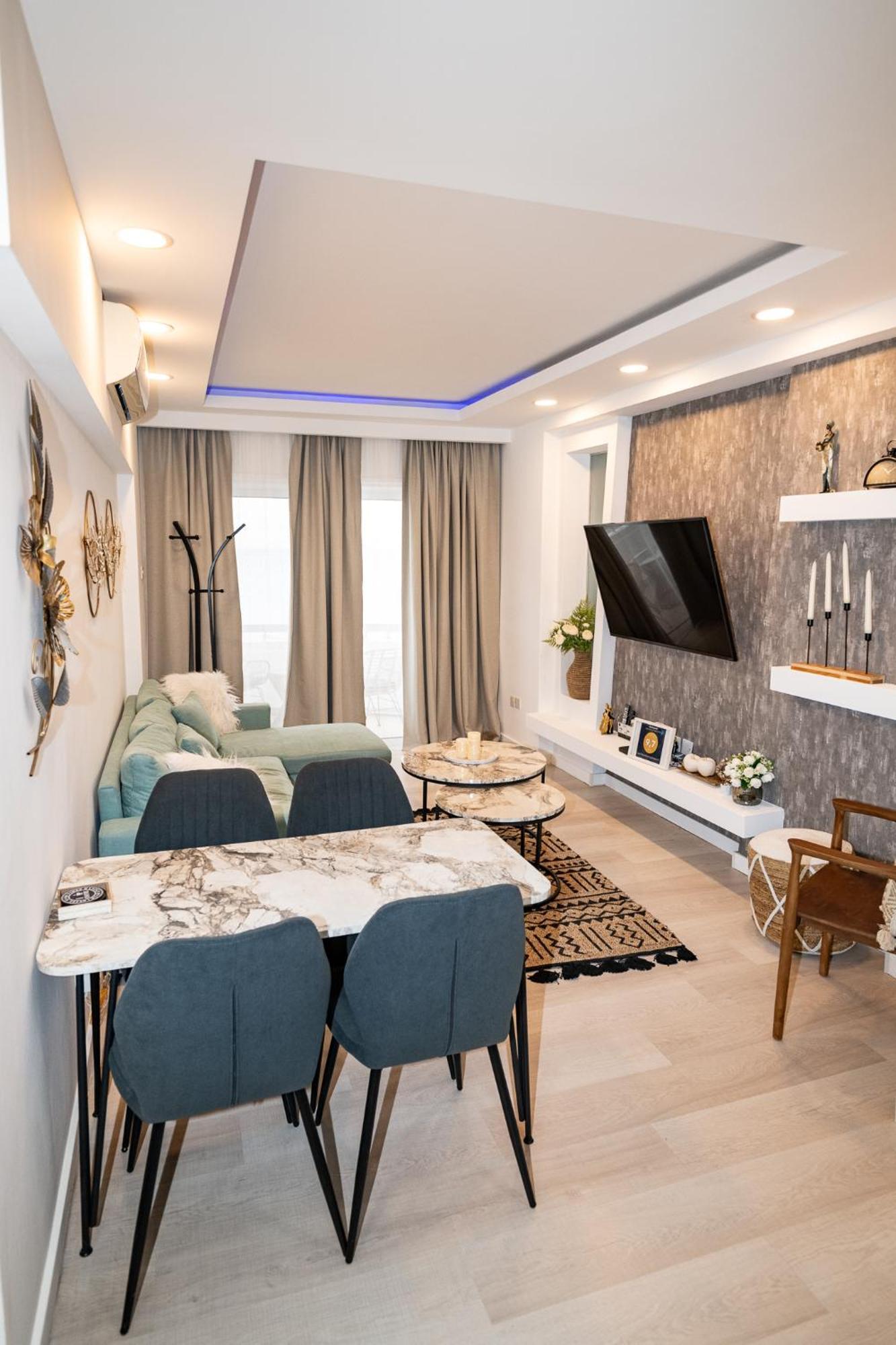 Lazuli Sea View Beachfront Ap 21 Lárnaca Exterior foto